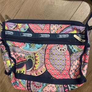LeSportsac Colorful Paisley Crossbody Bag